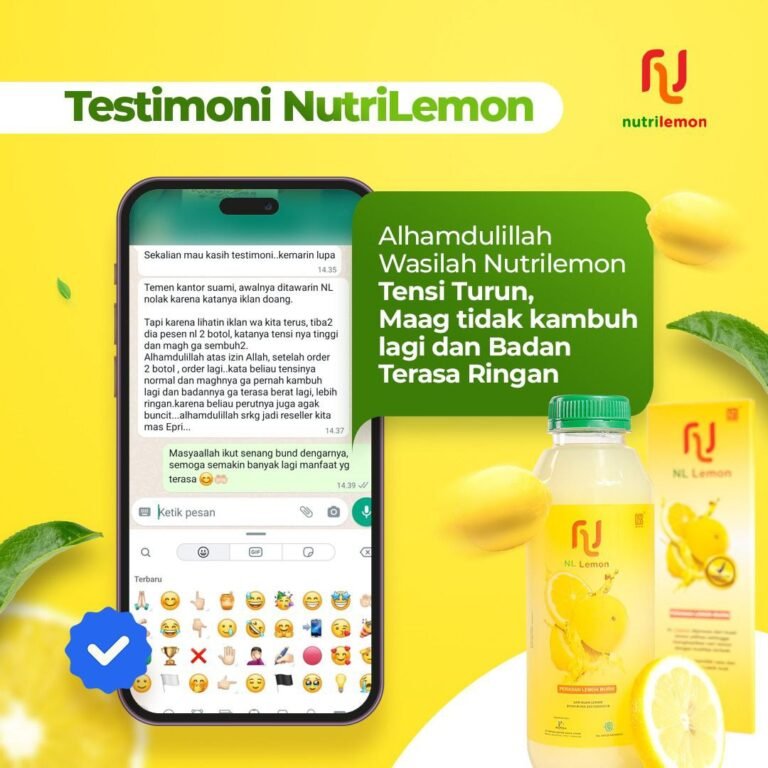 Testimoni Nutrilemon